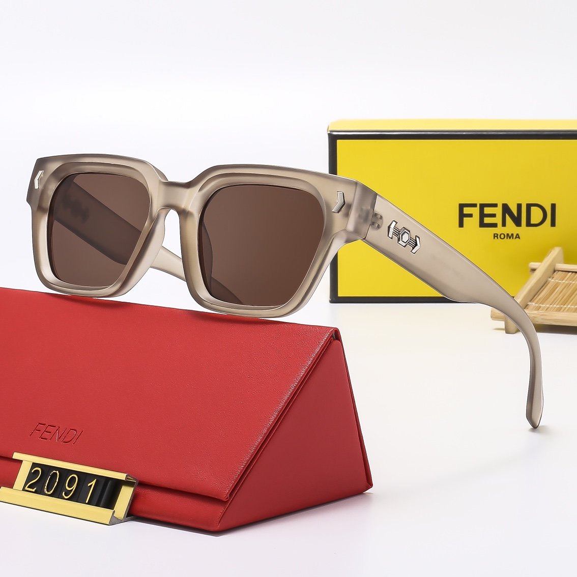 F design Baozou series high quality sunglasses 2091