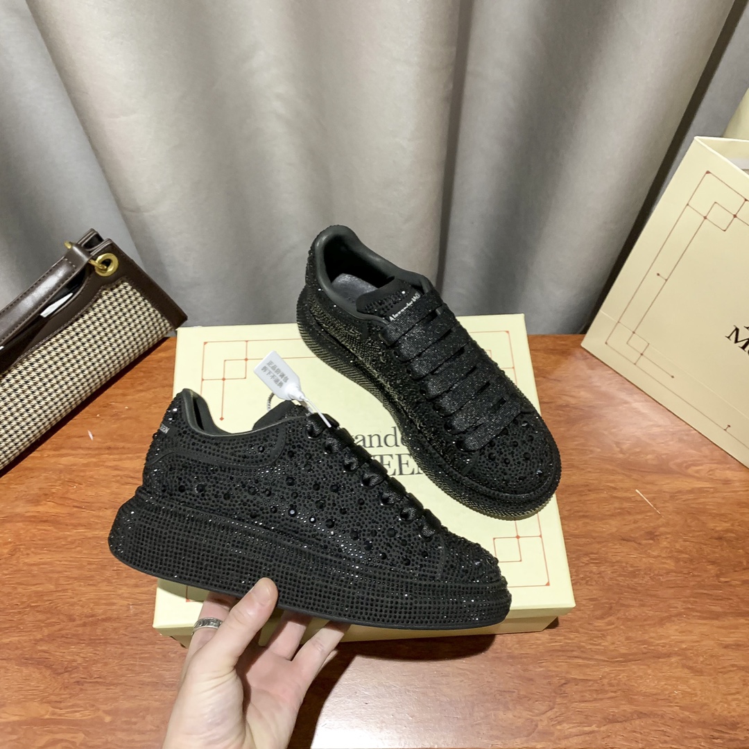 MCqueen design Hot style Rhinestone sneakers Full sizes available