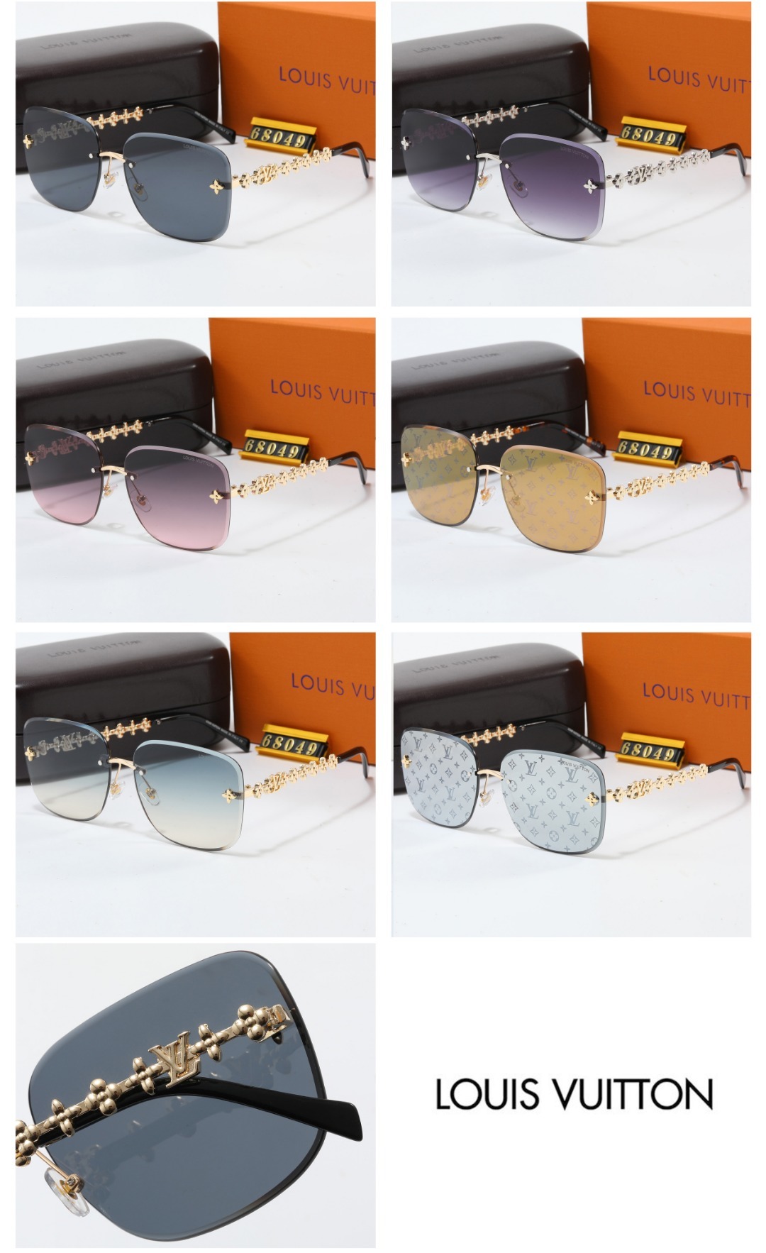 L design Fashion new sunglasses 68049