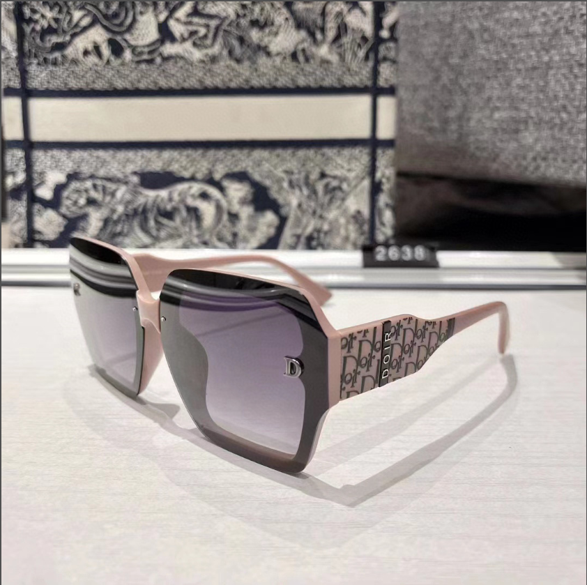 D designfashion thick frame sunglasses