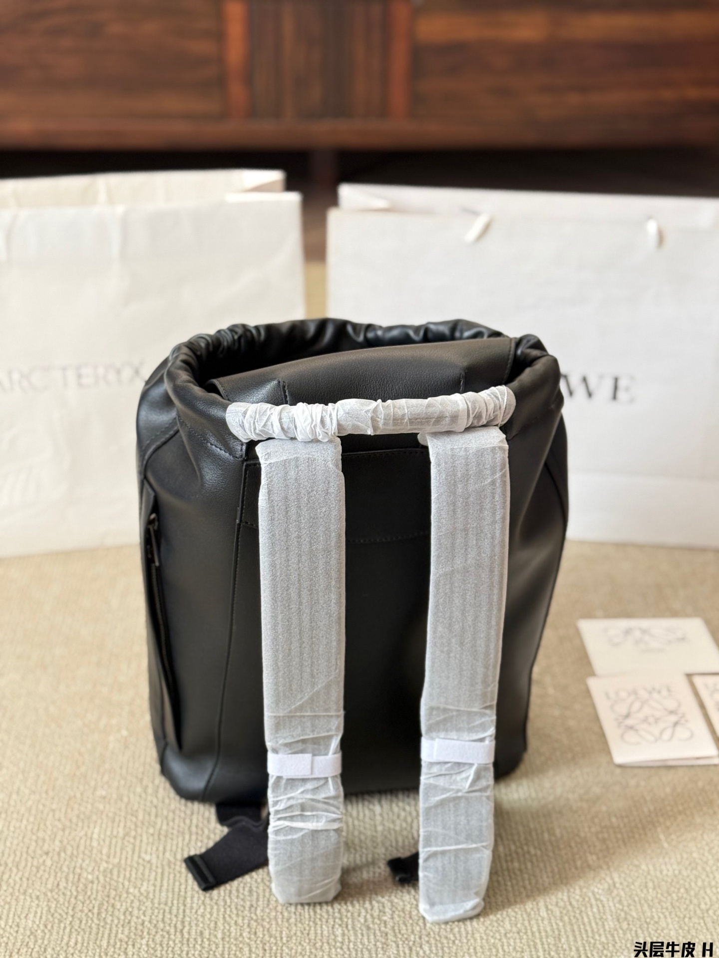 L Design New Product Cowhide Flamenco Backpack