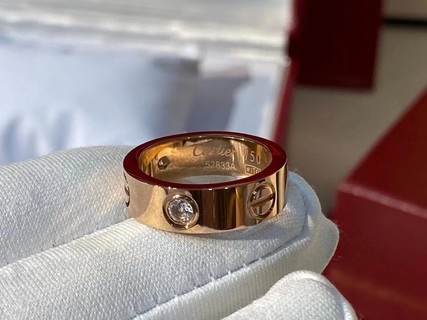 Cartier Rose Gold Couple Ring