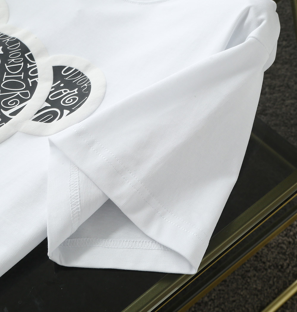 D designSummer Bear Printed Cotton 100 Percent Unisex Lesiure T-shirt