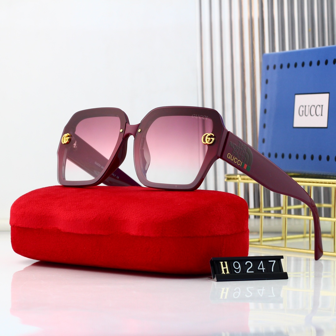 G design classic square frame sunglasses