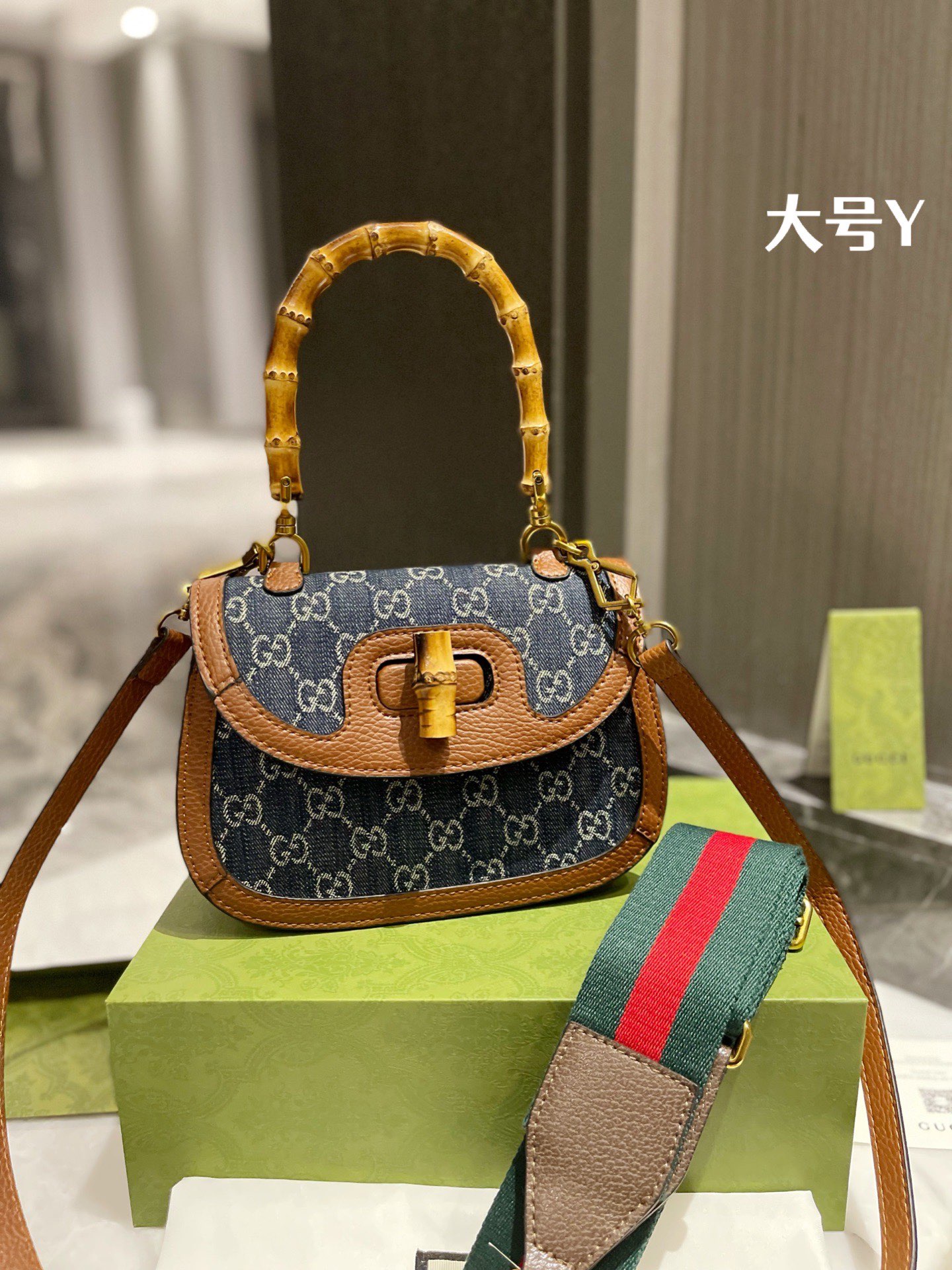 G design Bamboo Handbags Shoulder Bags