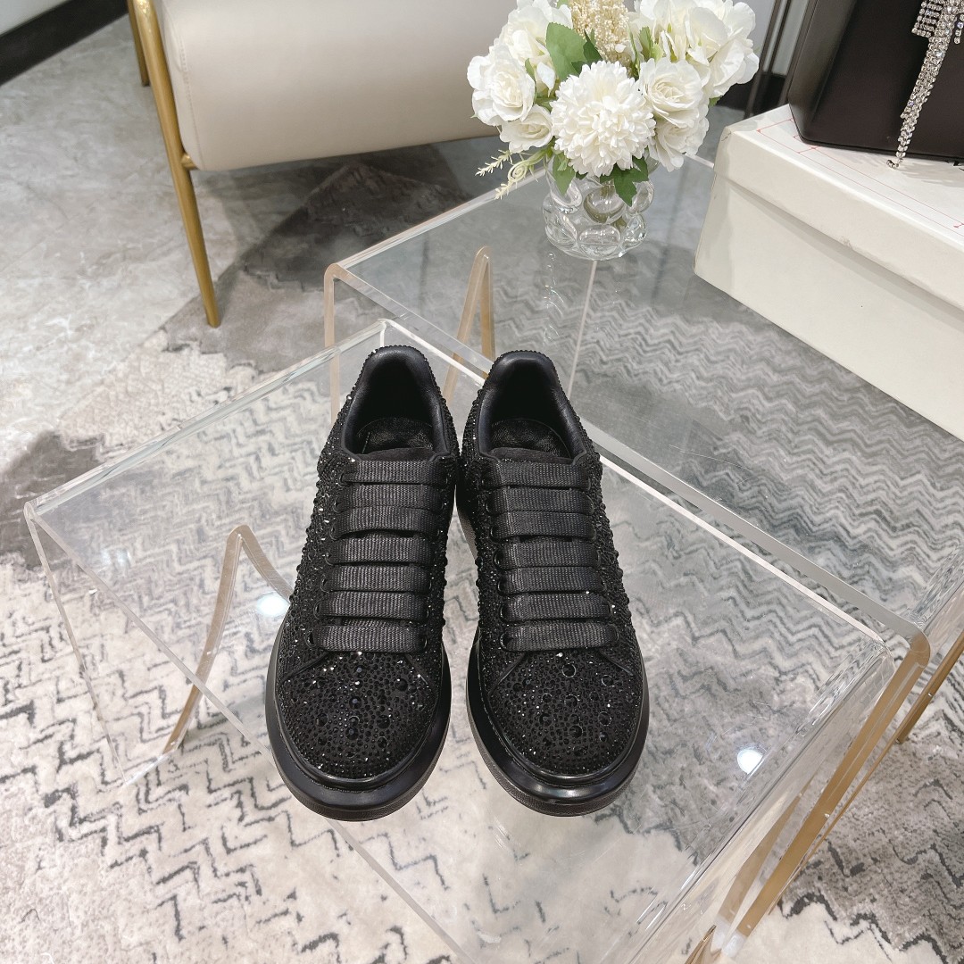 MCqueen design Hot style Rhinestone sneakers Full sizes available