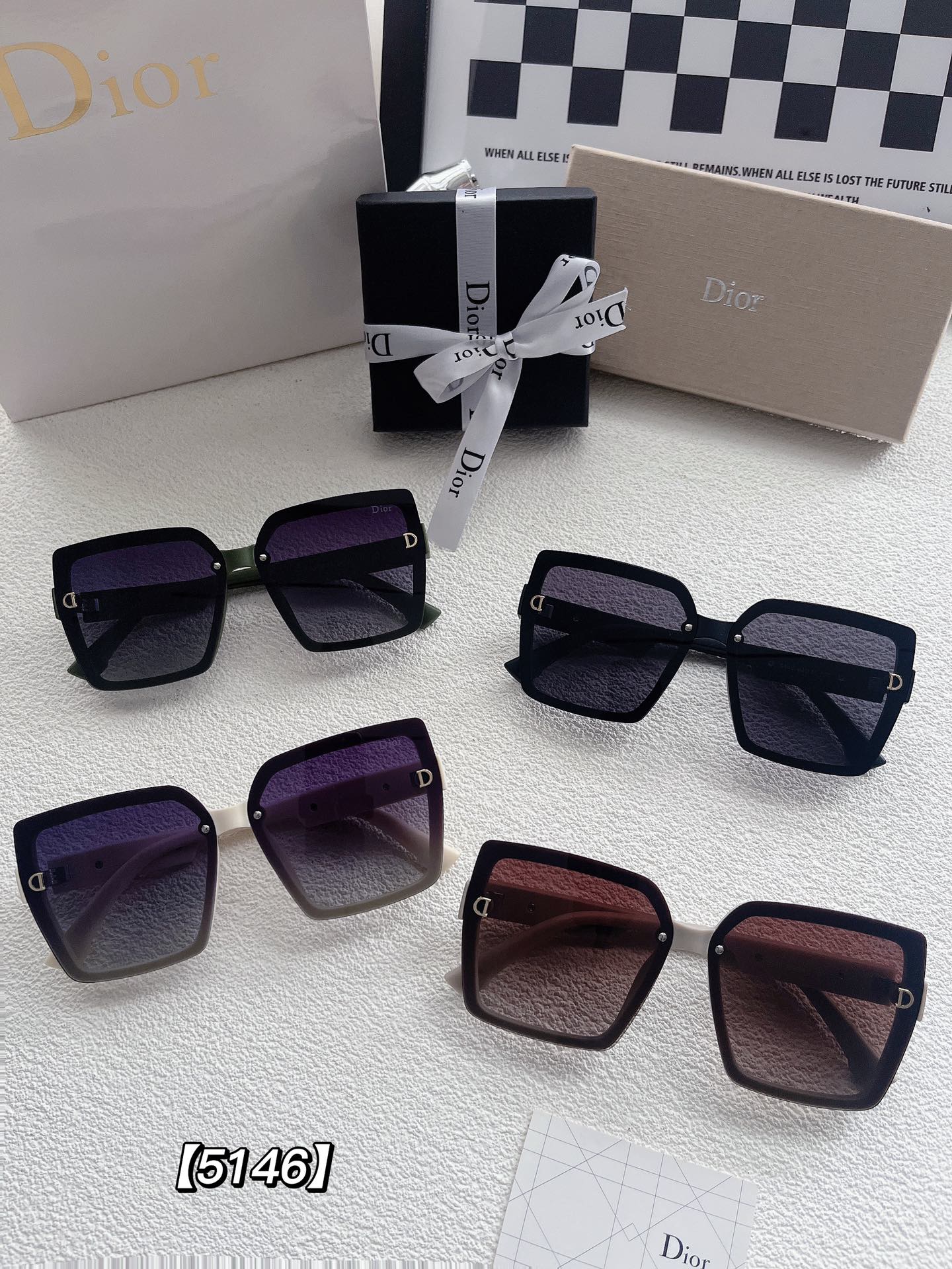 D logo fashion women sunglasses