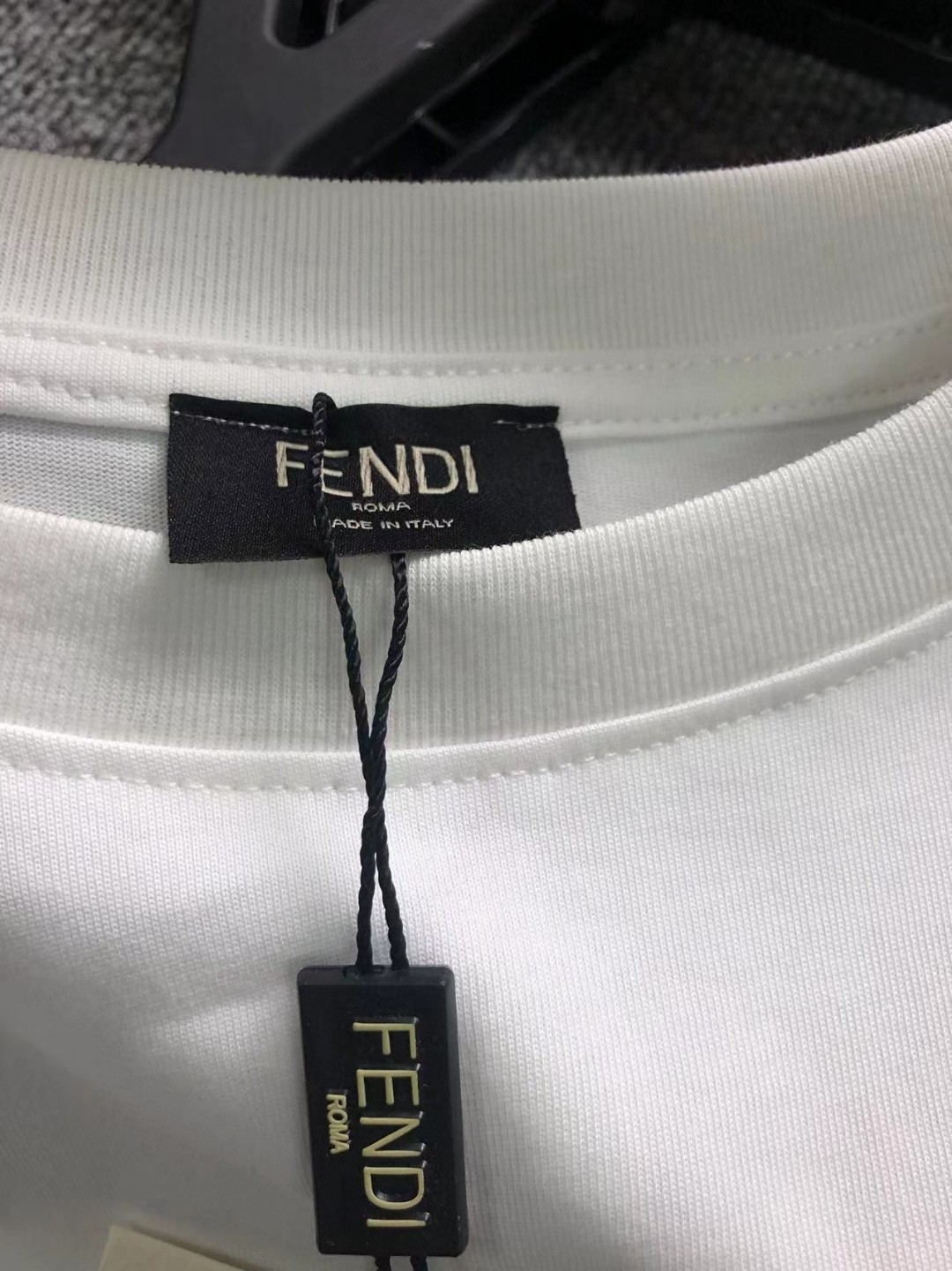 F design  classic logo Bear printed short sleeve T-shirt men women unisex High quality