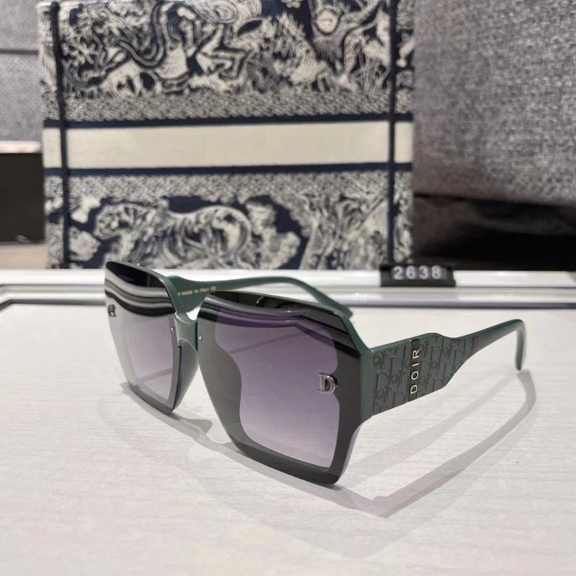 D designfashion thick frame sunglasses