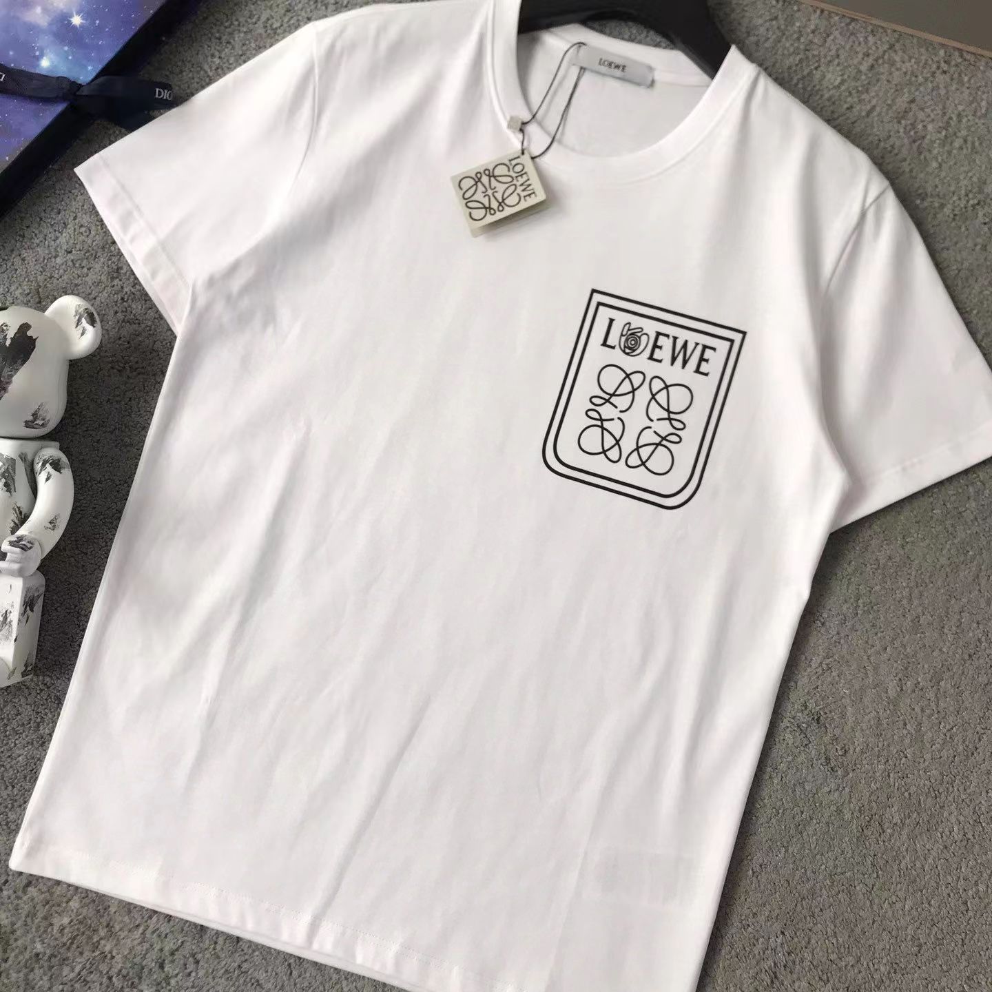 L design  Summer Cotton Breathable Fashion Unisex Short Sleeve