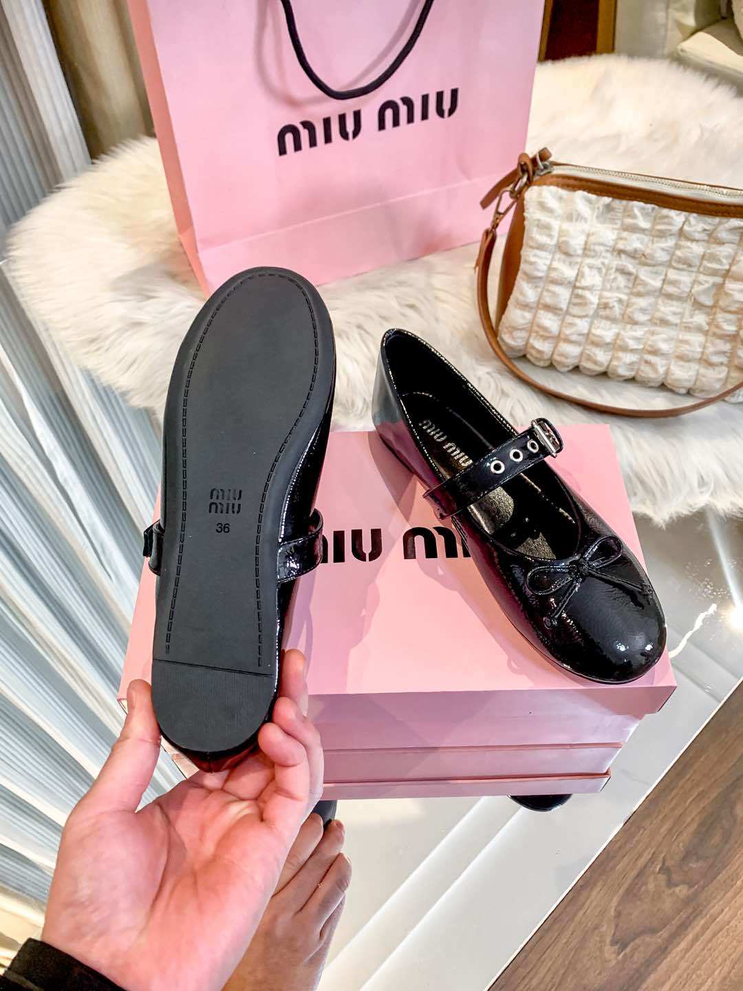 M design new ballet flats