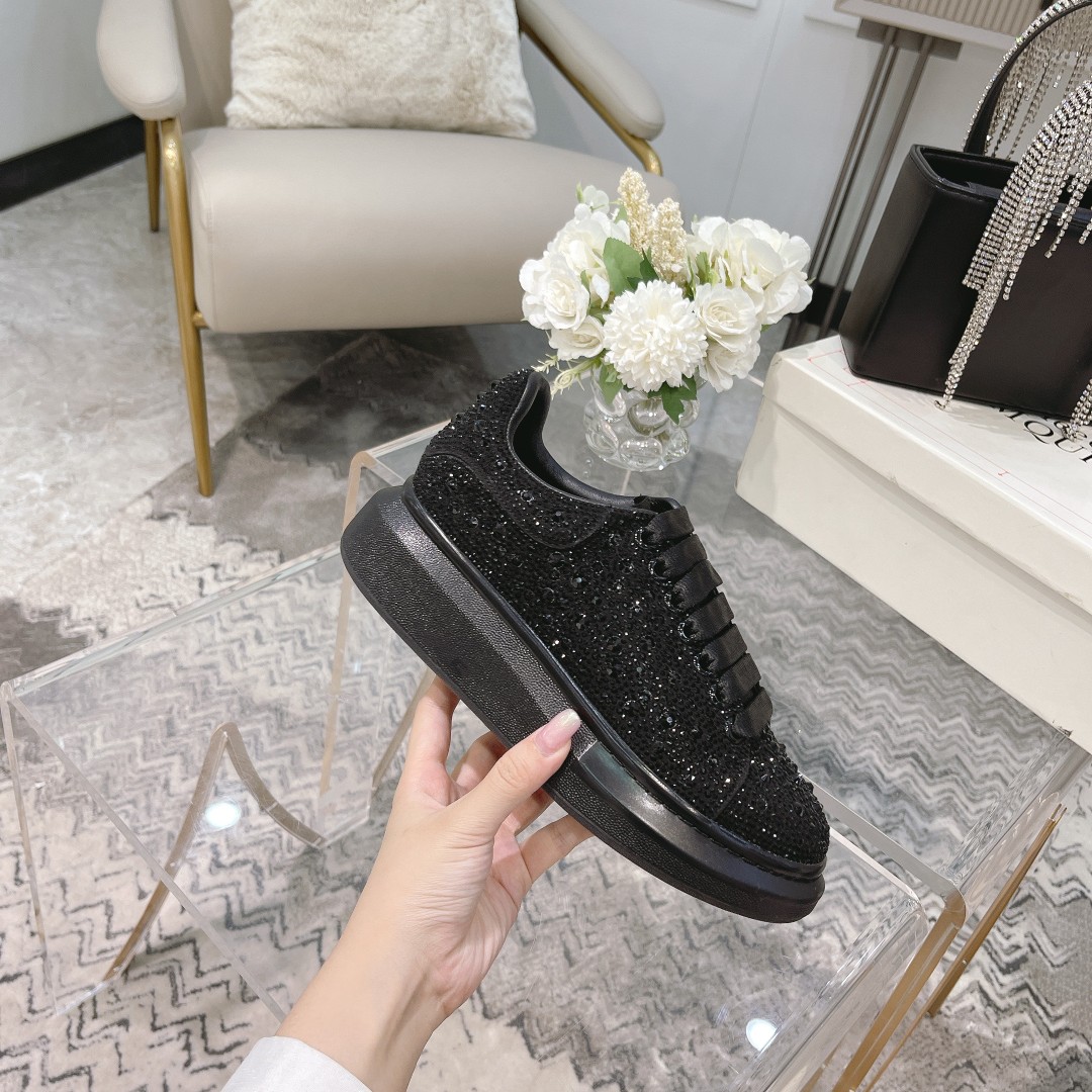 MCqueen design Hot style Rhinestone sneakers Full sizes available