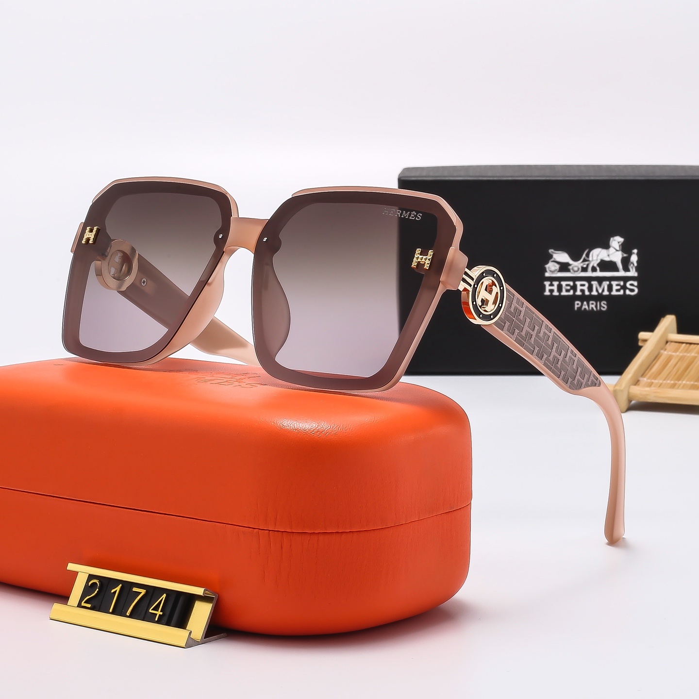 H design Fashion new sunglasses runaway series 2174