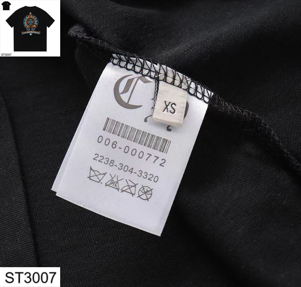 Chrome Hearts New Design Unisex Leisure Short Sleeve