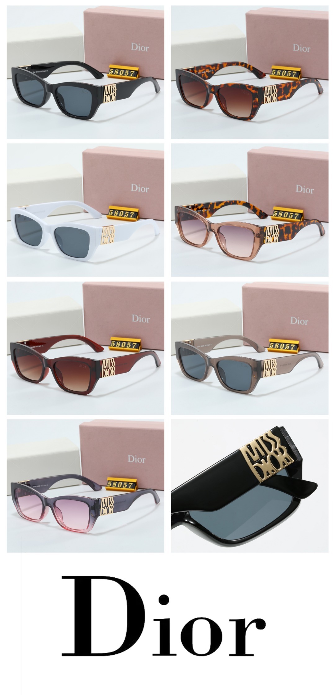 D design Fashion new sunglasses 58057