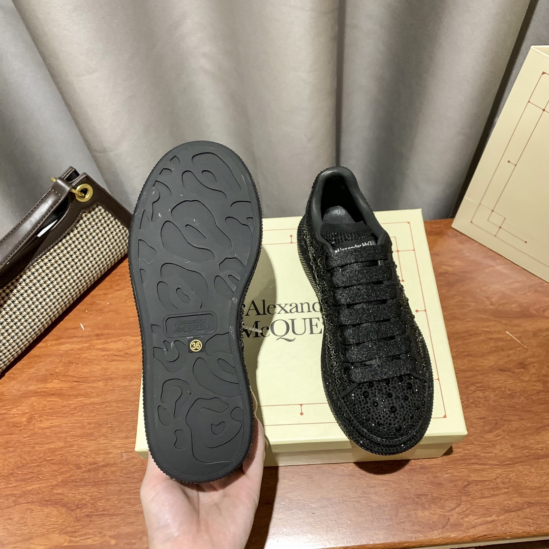 MCqueen design Hot style Rhinestone sneakers Full sizes available