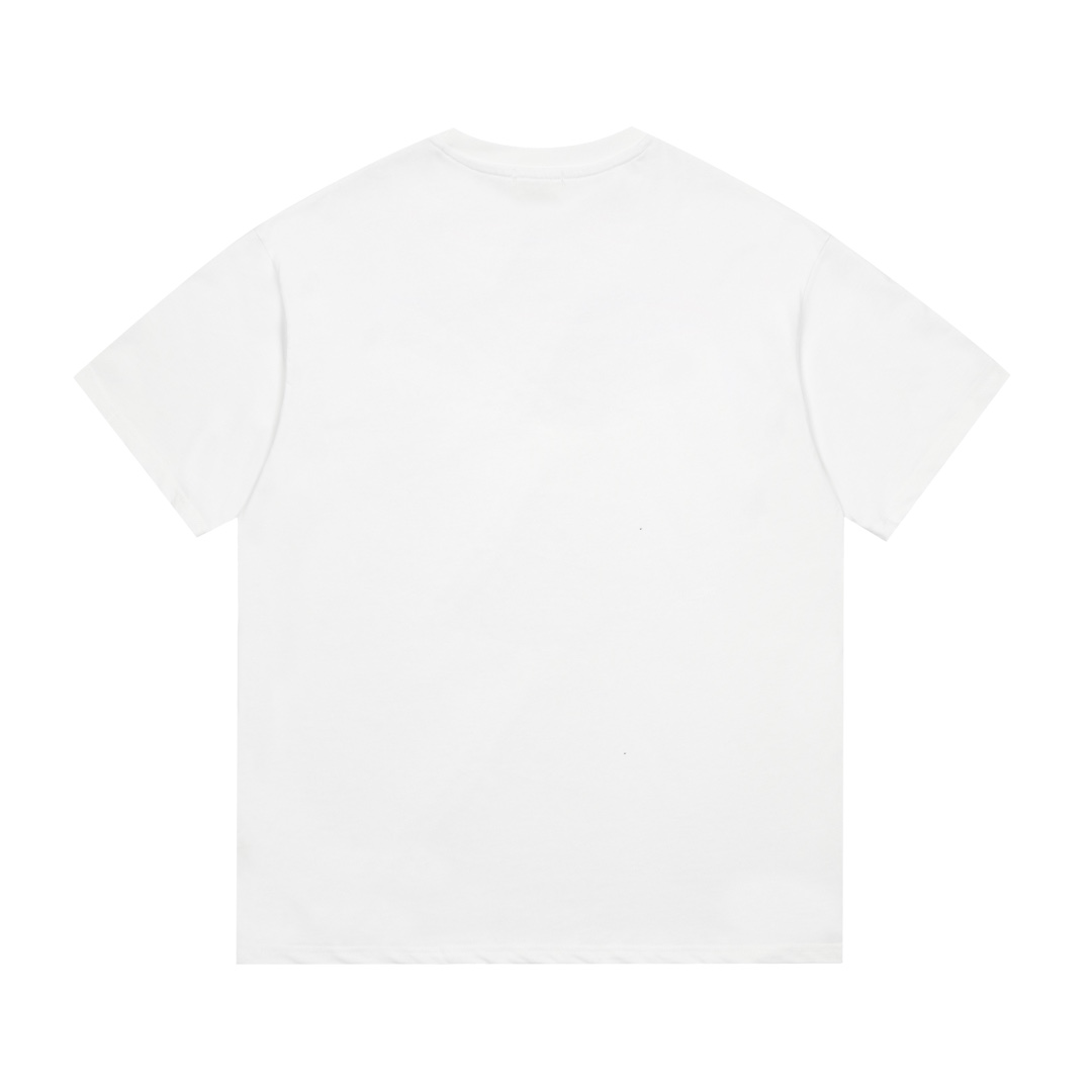 Hermes Summer Spring New Design Golden Logo Printed Fashion and Leisure Unisex T-shirt