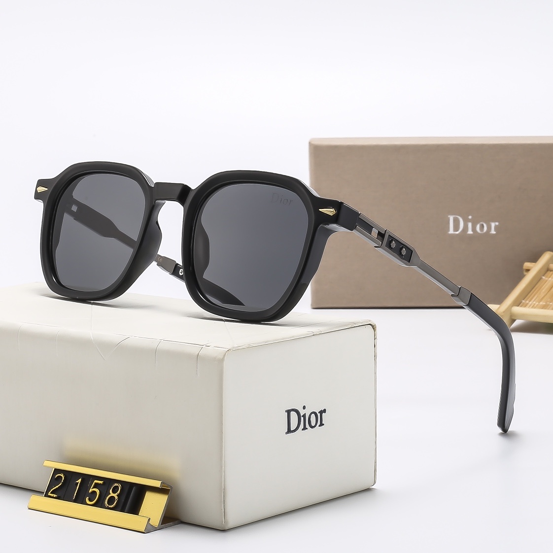 D design Fashion new sunglasses 2158