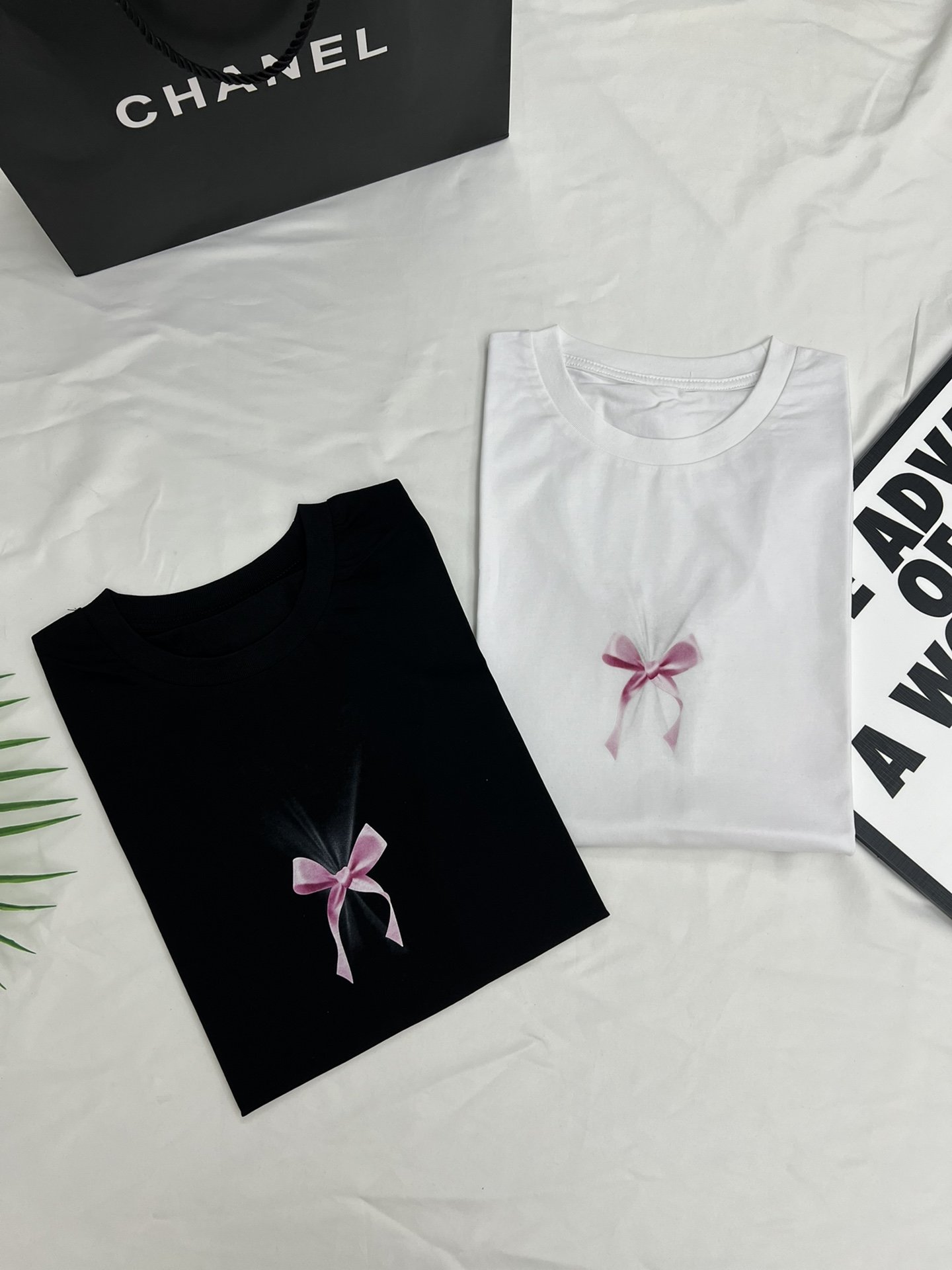 Moco bow slim short sleeves