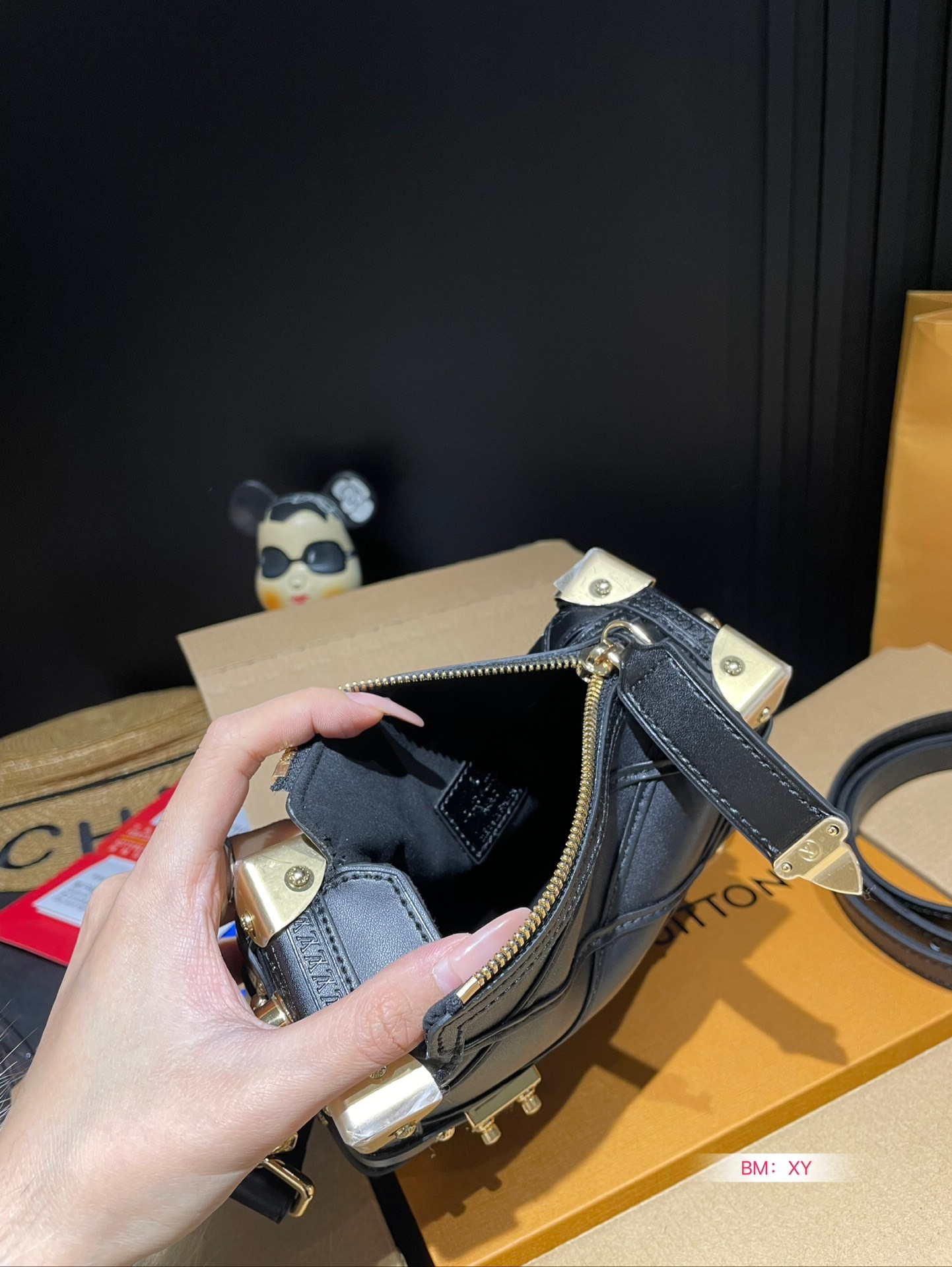 L design new bag trunk small square bag