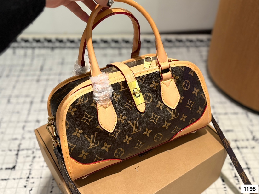 L design original leather handbag