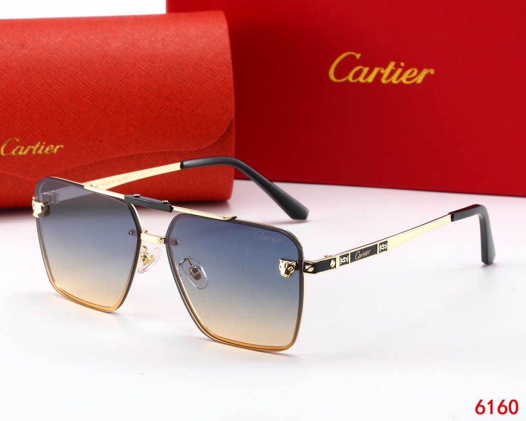 C design UV protection high definition beautiful edge craft lens series sunglasses 6160