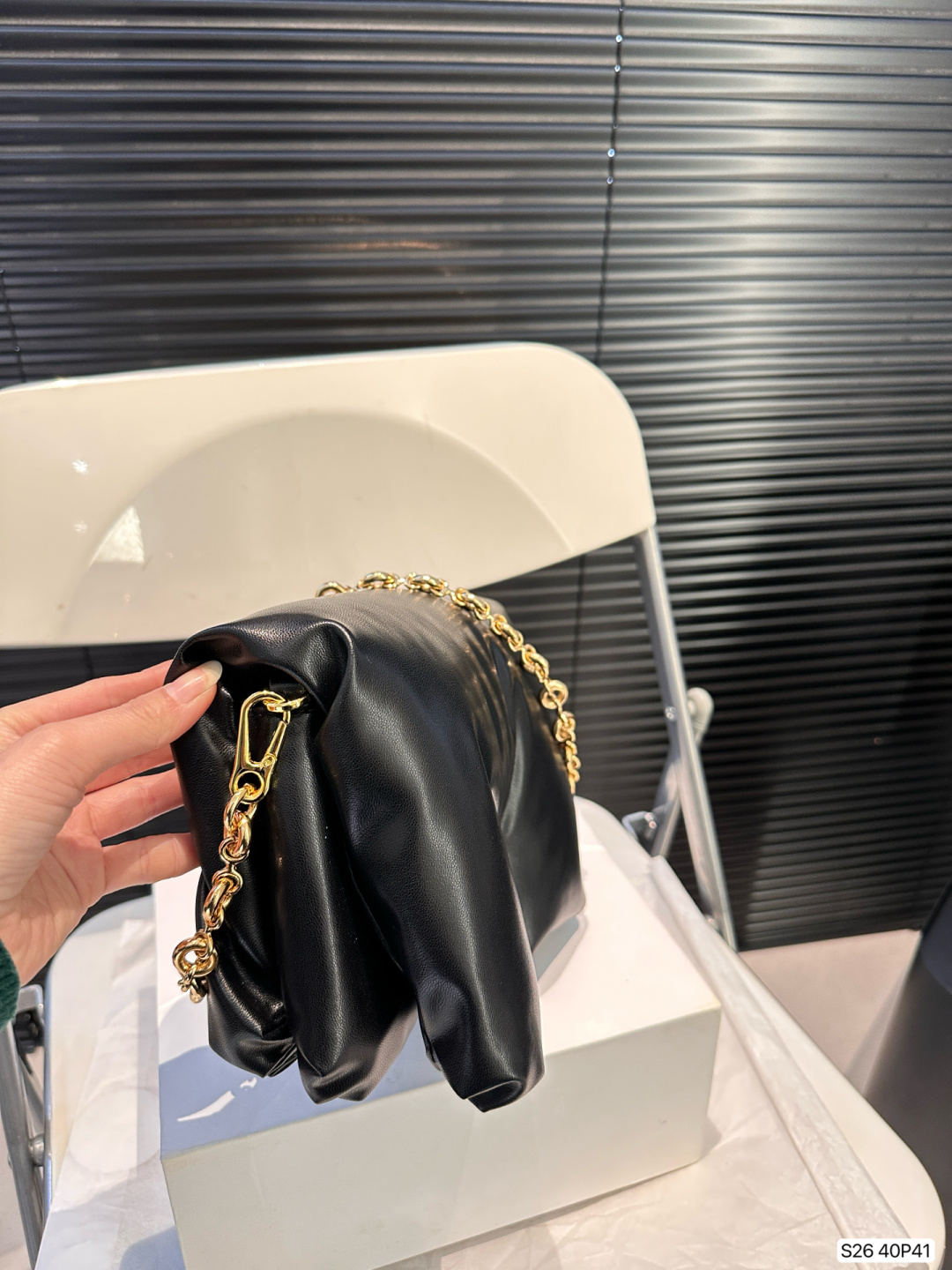 L design autumn and winter new bread chain shoulder bag