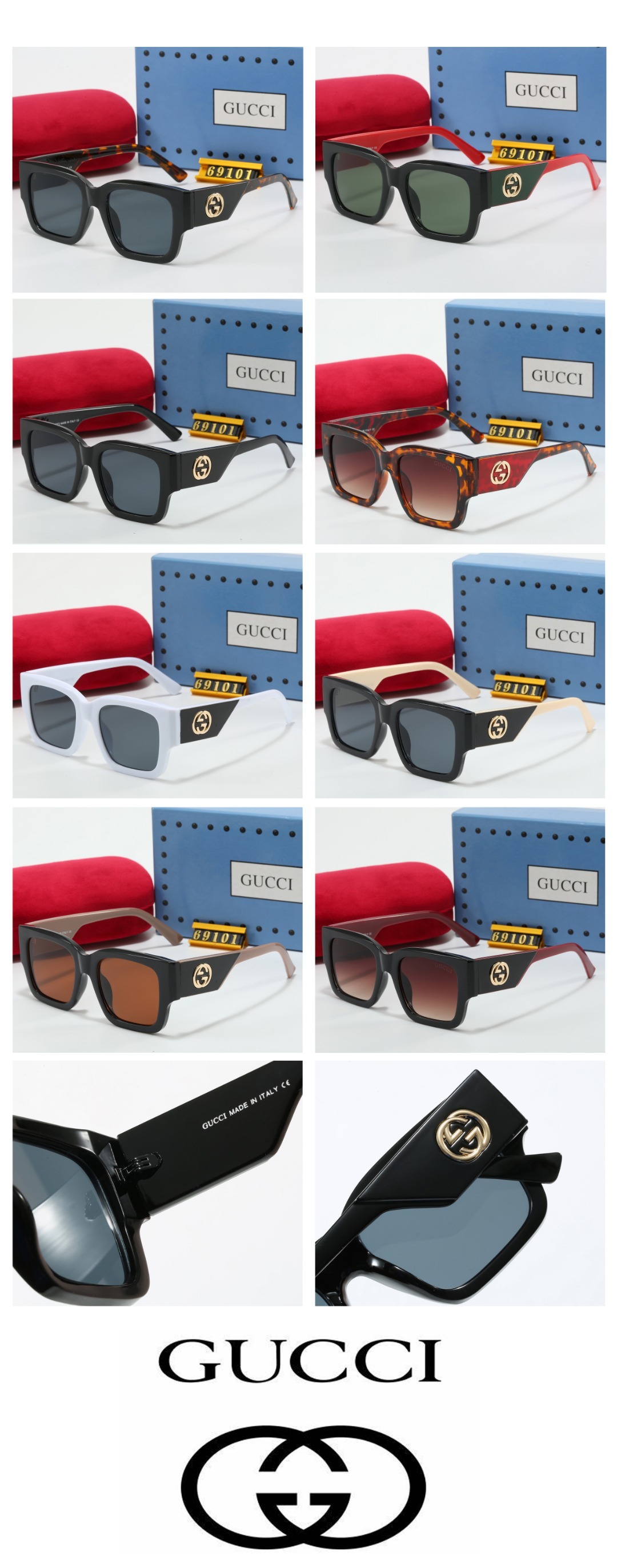 G design Fashion new sunglasses 69101