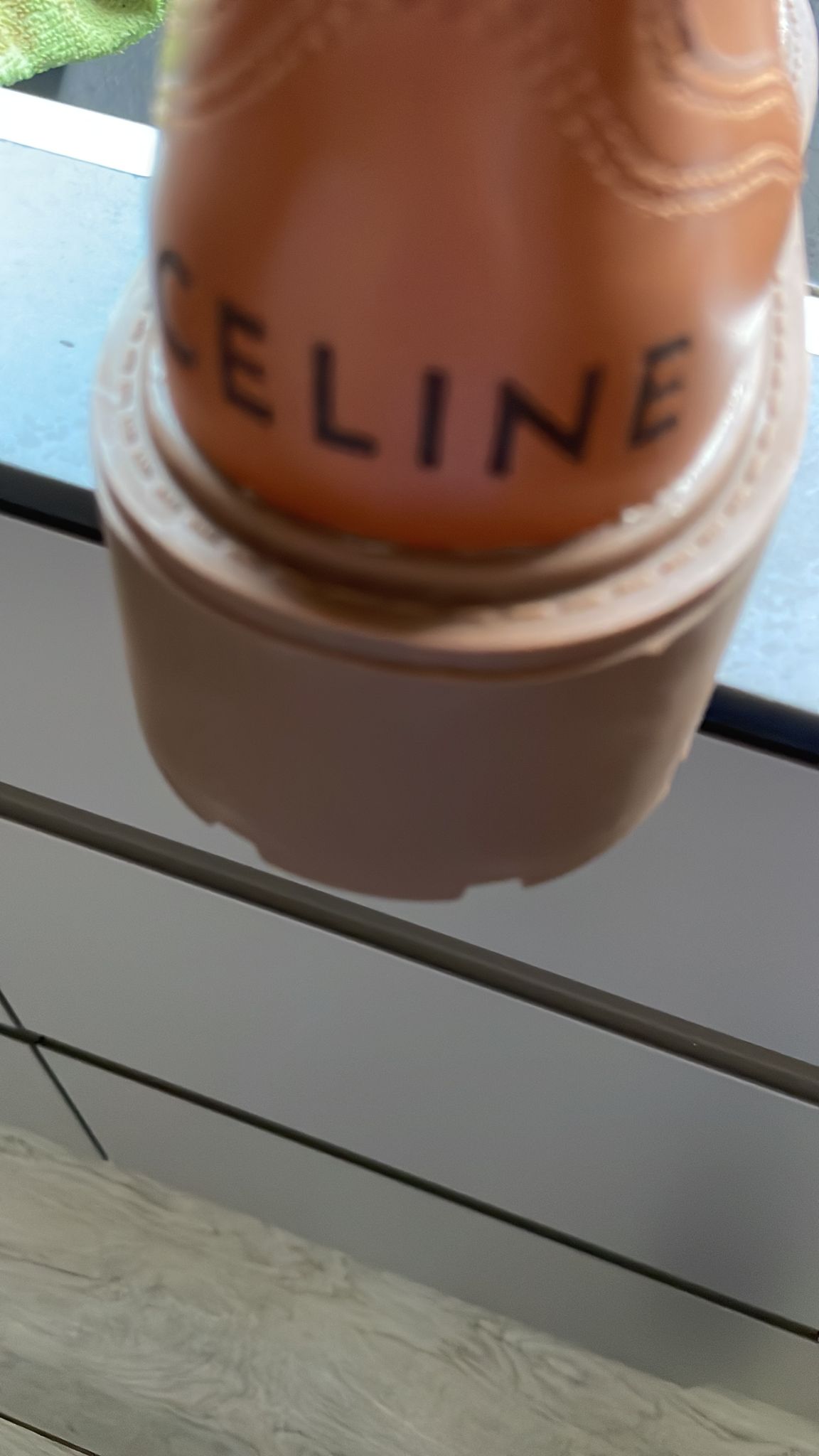 C logo  new thick-soled short boots