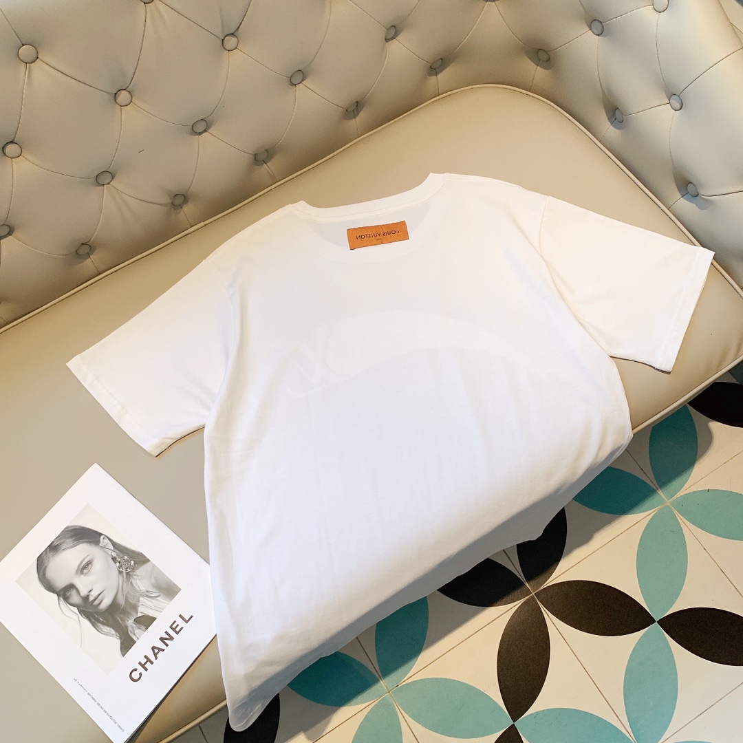 L design  Rainbow Printed Summer New Design Classic Unisex Short Sleeve