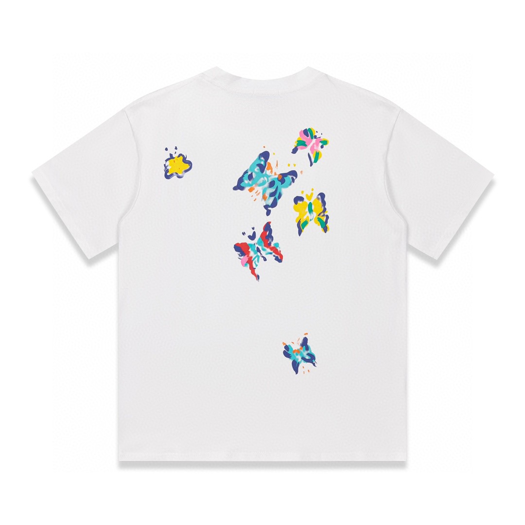 L design  Butterfly Embroidered Cotton Breathable