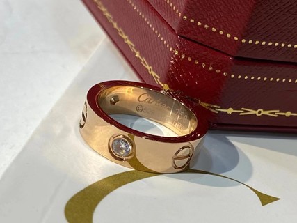 Cartier Rose Gold Couple Ring