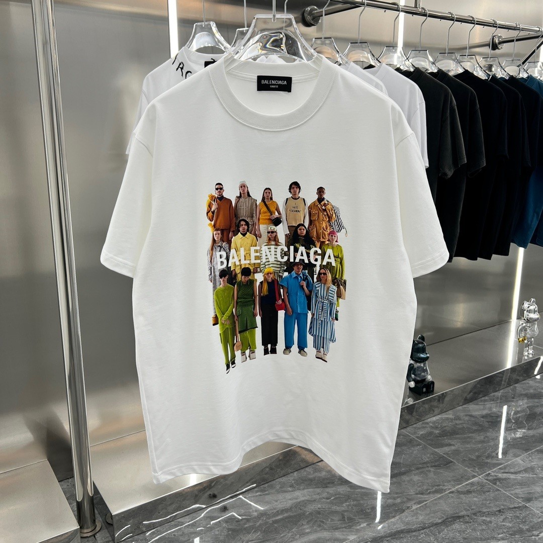 B design  2023 Popular Summer Fashion and Personality Cotton Unisex T-shirt