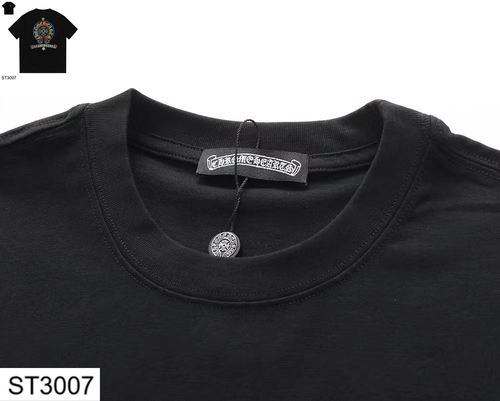 Chrome Hearts New Design Unisex Leisure Short Sleeve