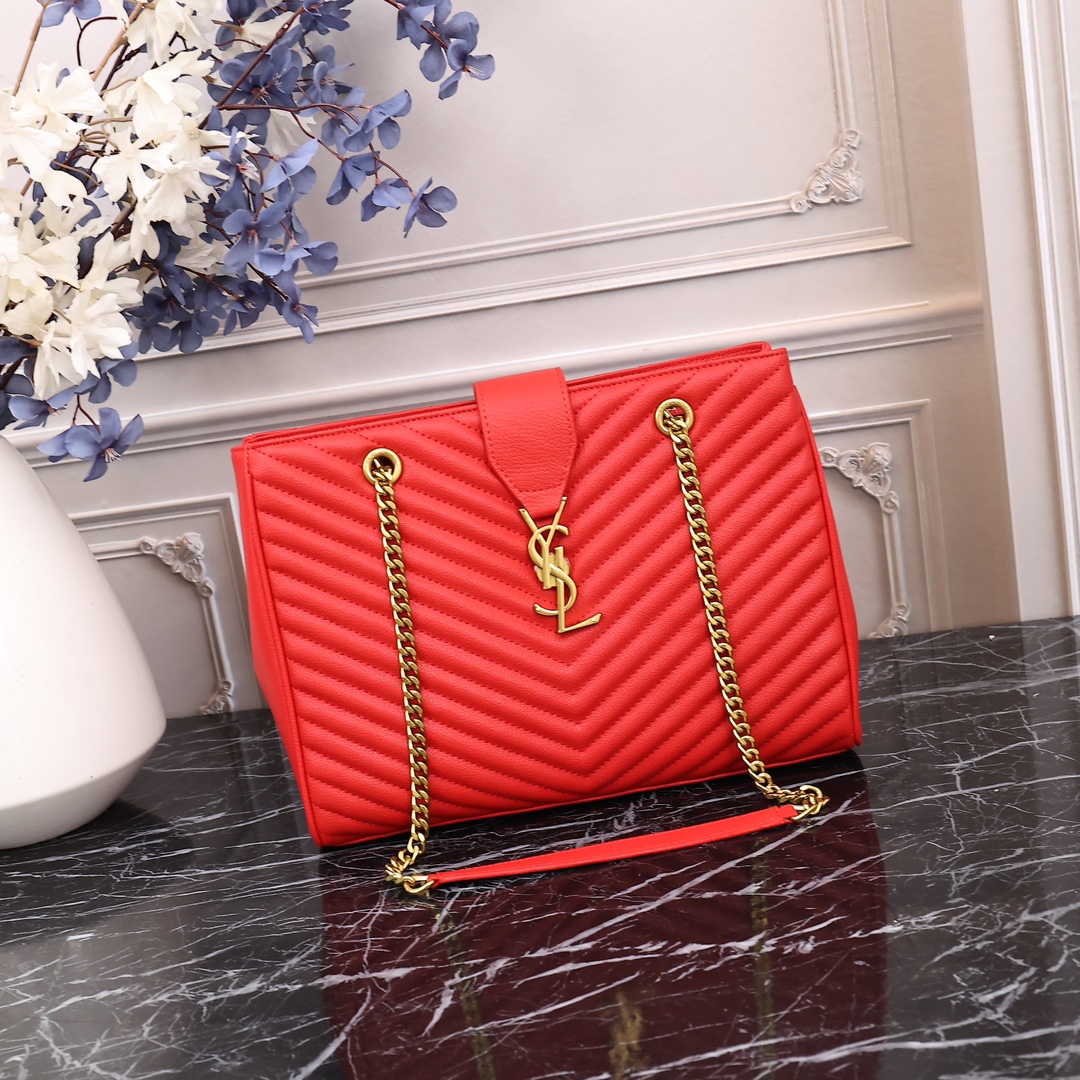 SAINT LAURENT High Quality Genuine Leather Large Capacity