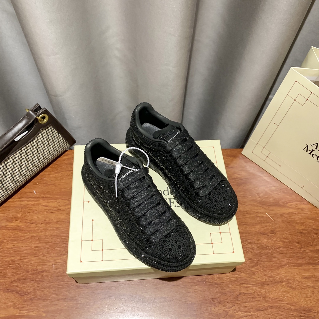 MCqueen design Hot style Rhinestone sneakers Full sizes available