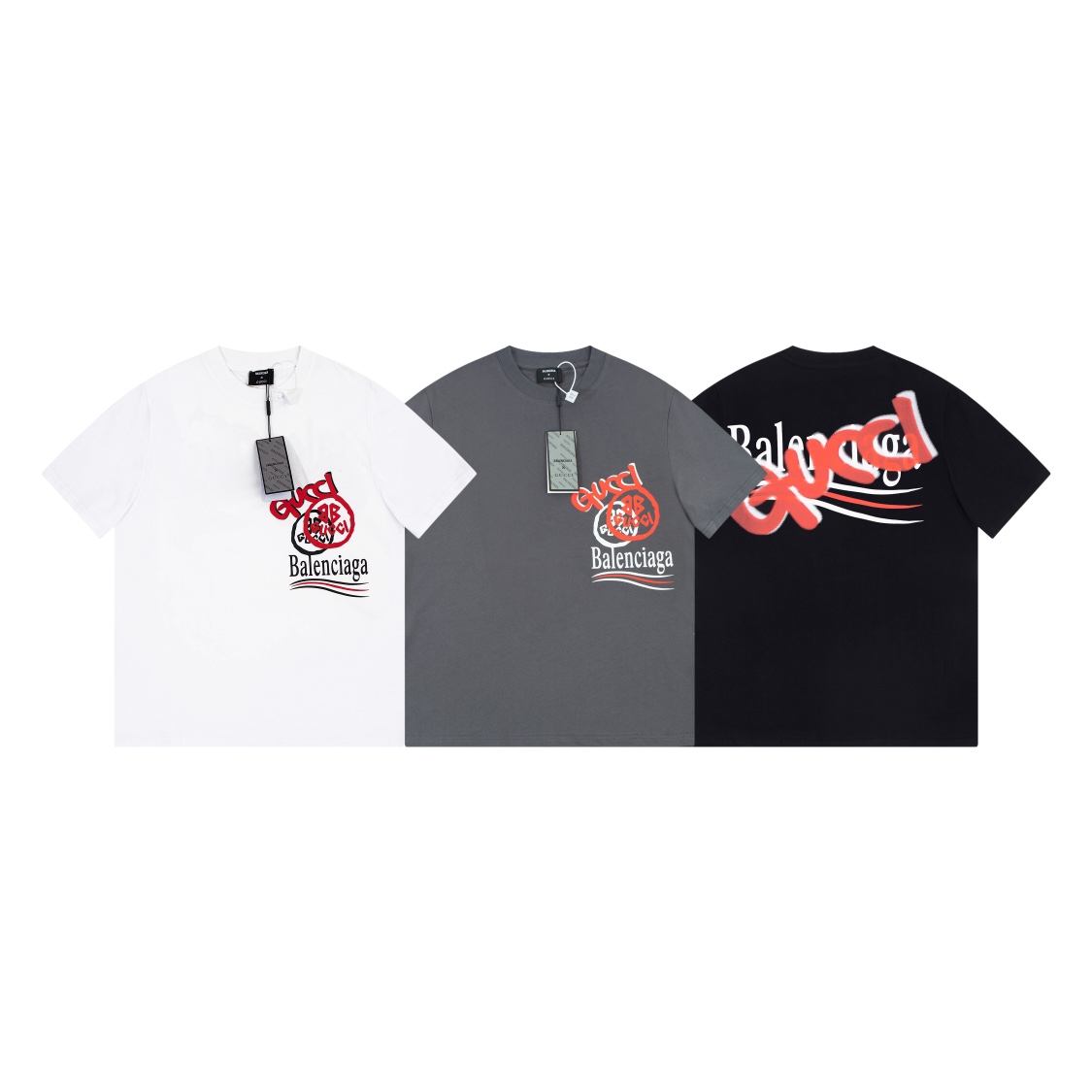 G design & B design  Summer Round Collar Unisex Leisure T-shirt