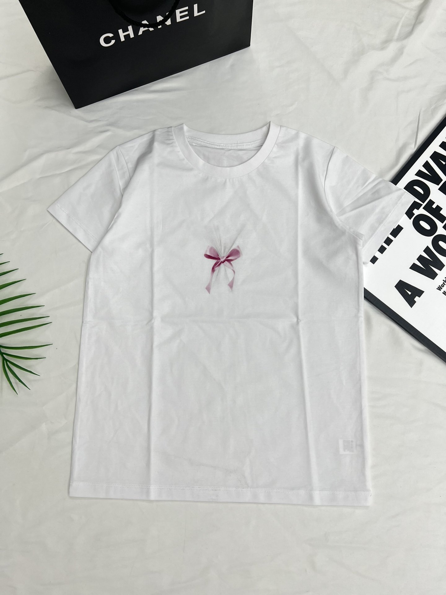 Moco bow slim short sleeves