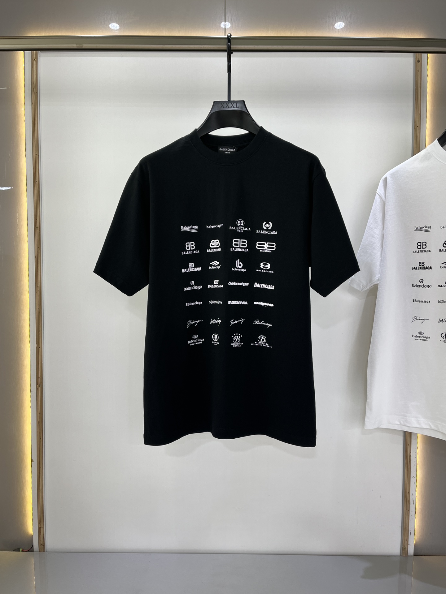 Balenciage 2023 Summer Round Collar Breathable Women and Men T-shirt