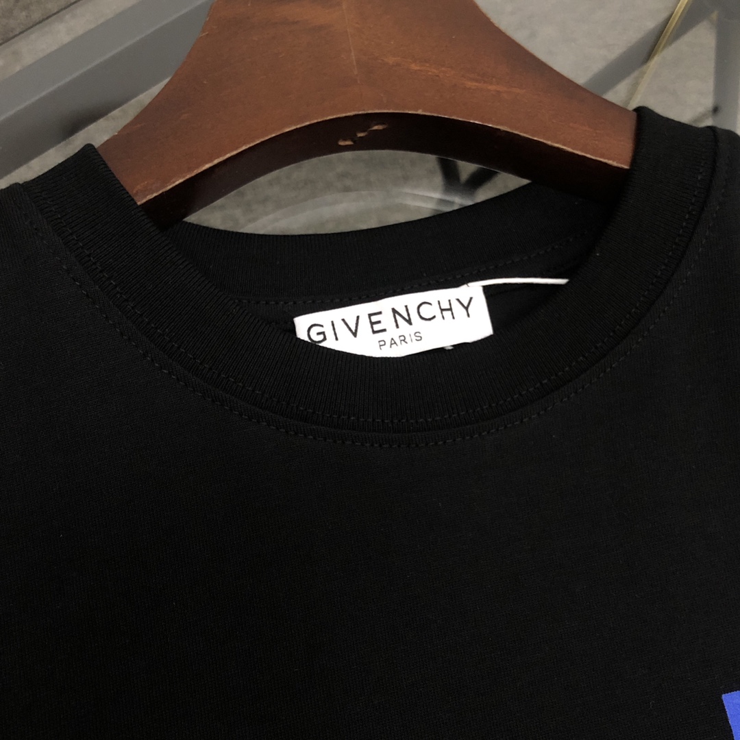 Givenchy 2023 Summer Classic Logo Printed Cotton Soft Unisex Fashion T-shirt