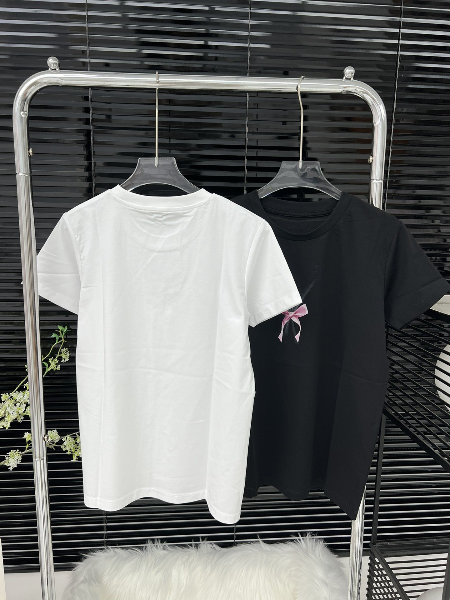 Moco bow slim short sleeves