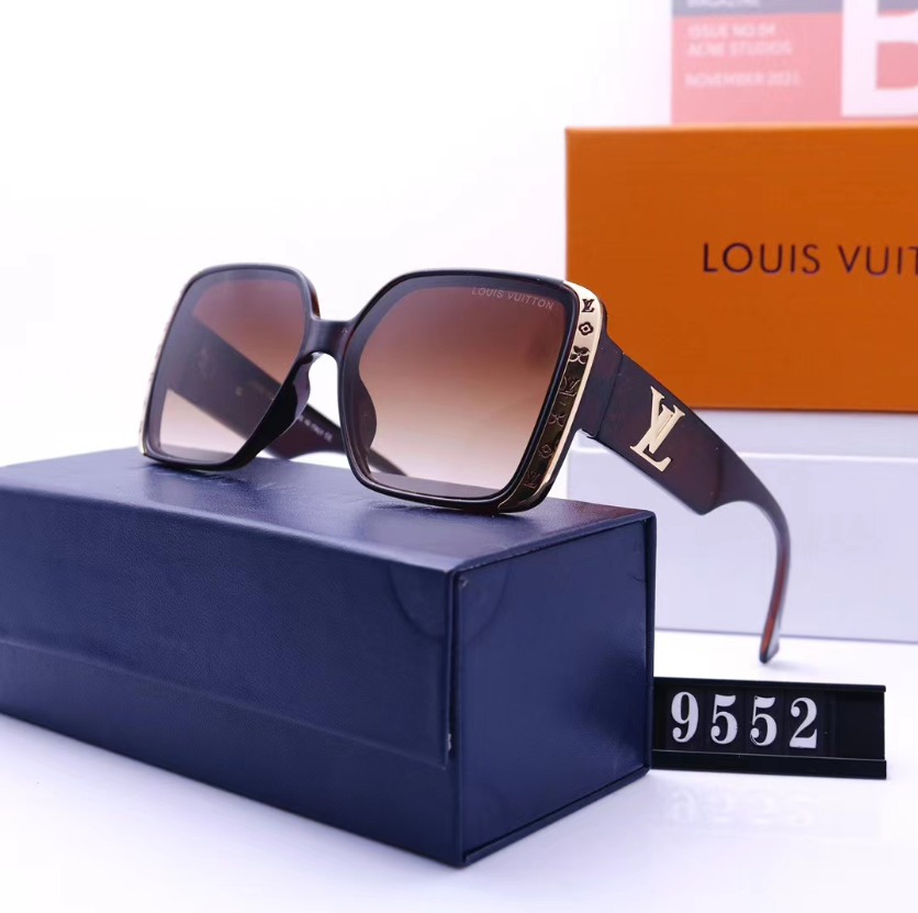 L designfashion square frame sunglasses