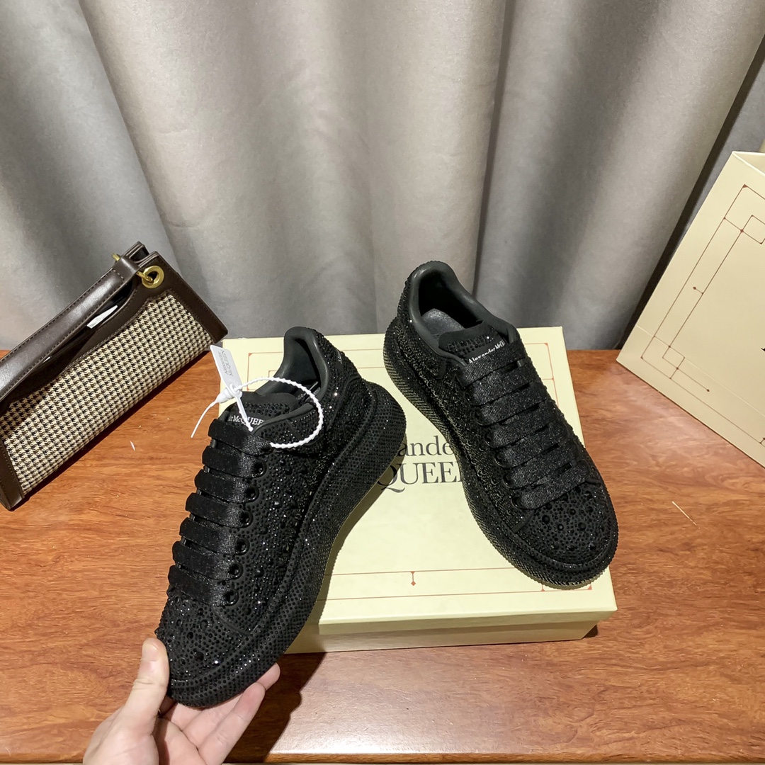 MCqueen design Hot style Rhinestone sneakers Full sizes available
