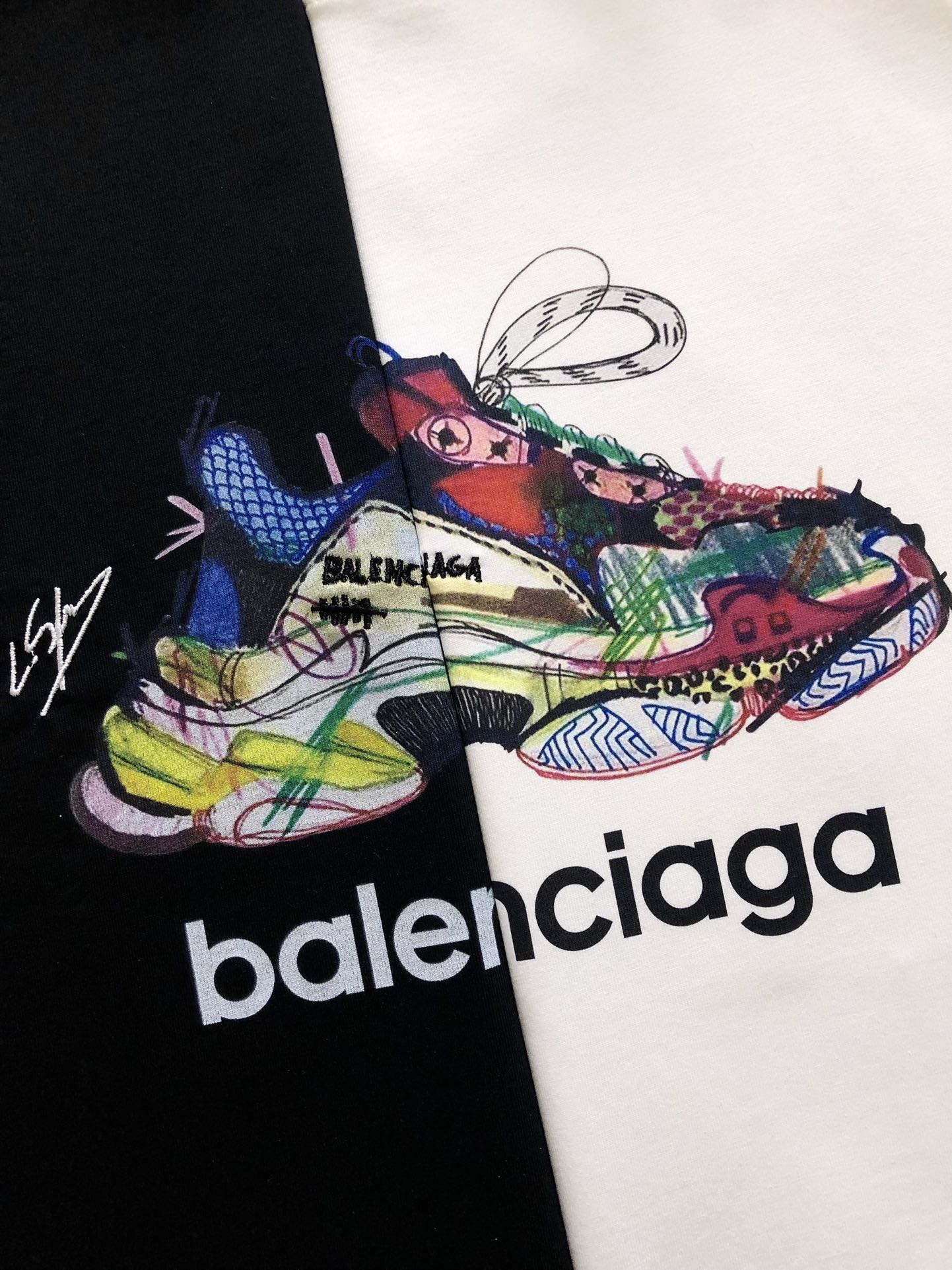 B design  Summer 2023 Old Daddy Shoes Printed Classic Unisex T-shirt