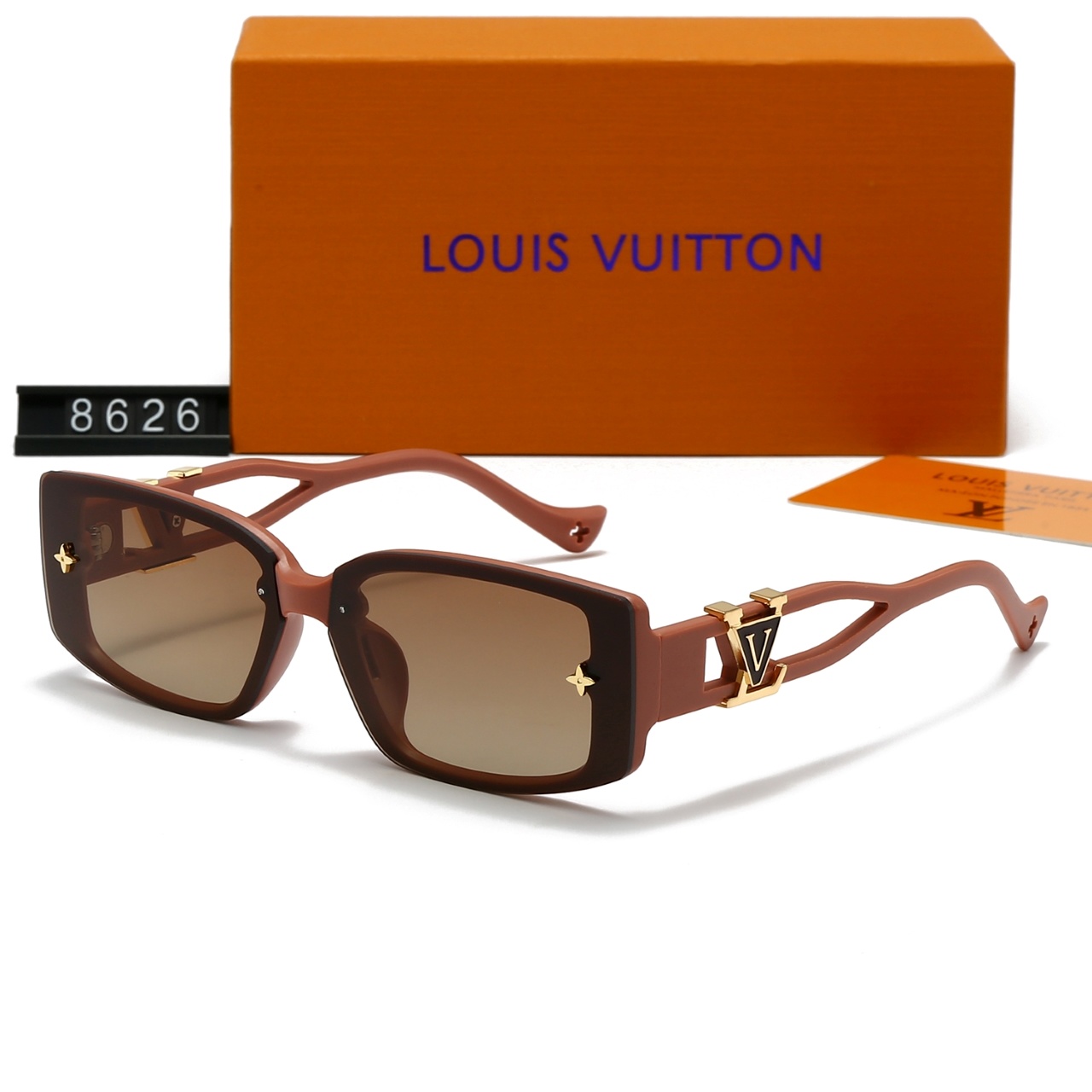 L design Women's fashion sunglasses, travel driving vacation sunglasses 8626