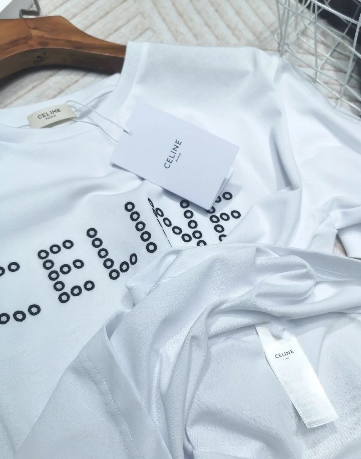 C logo  2023 Classic Logo Printed Unisex Stylish T-shirt Cotton Breathable