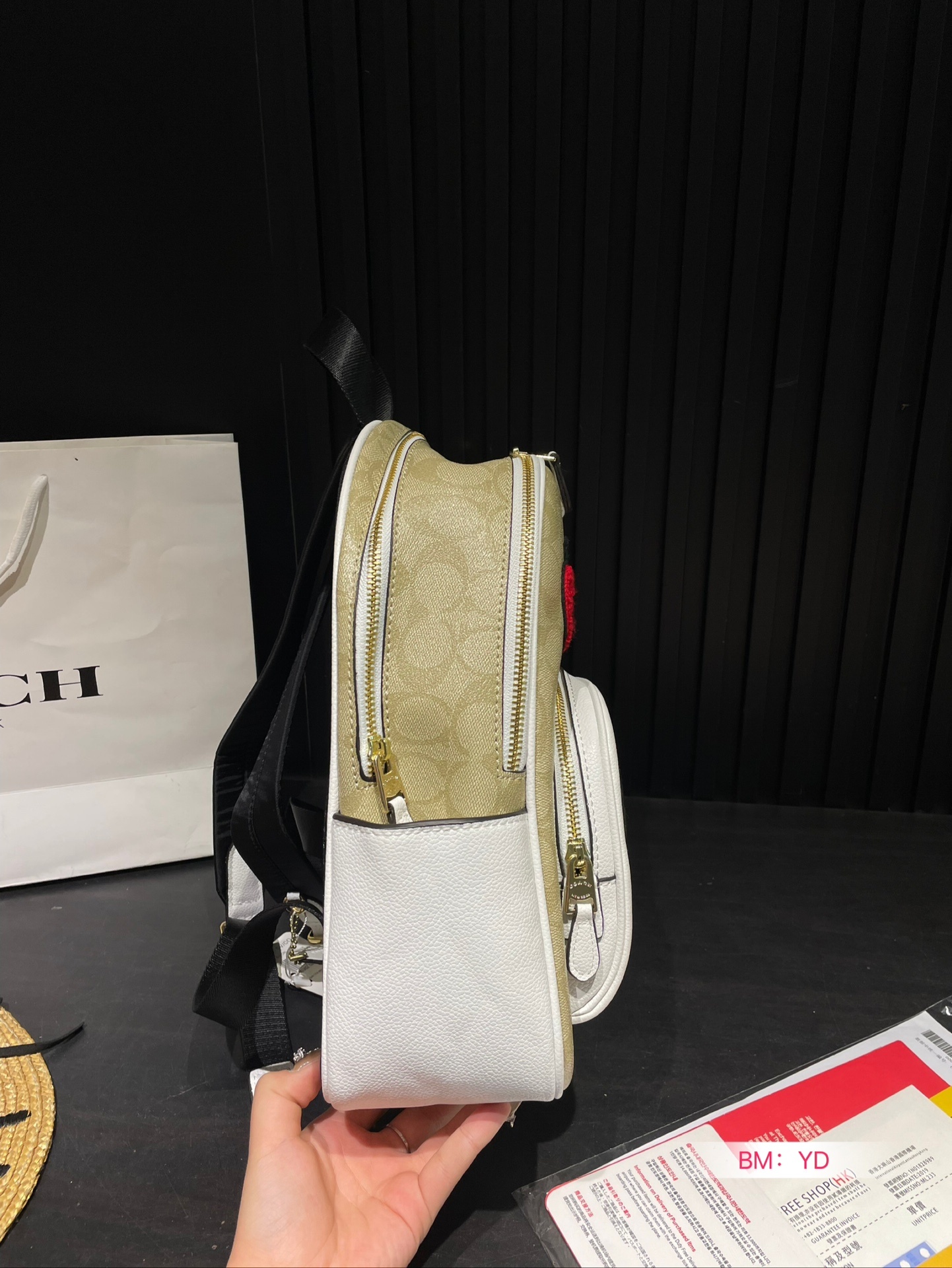 C Design Snoopy Collaboration Backpack COURT