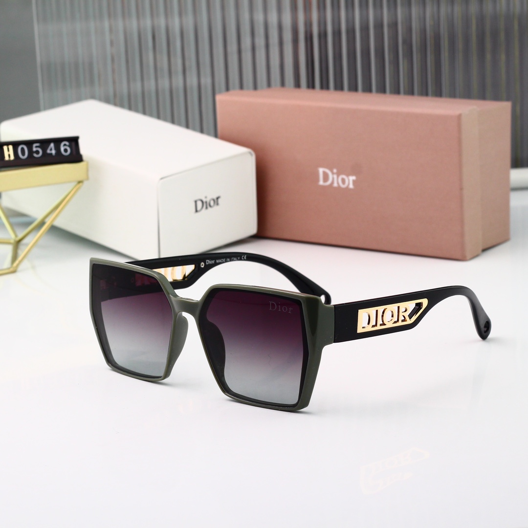 D designfashion thick frame sunglasses
