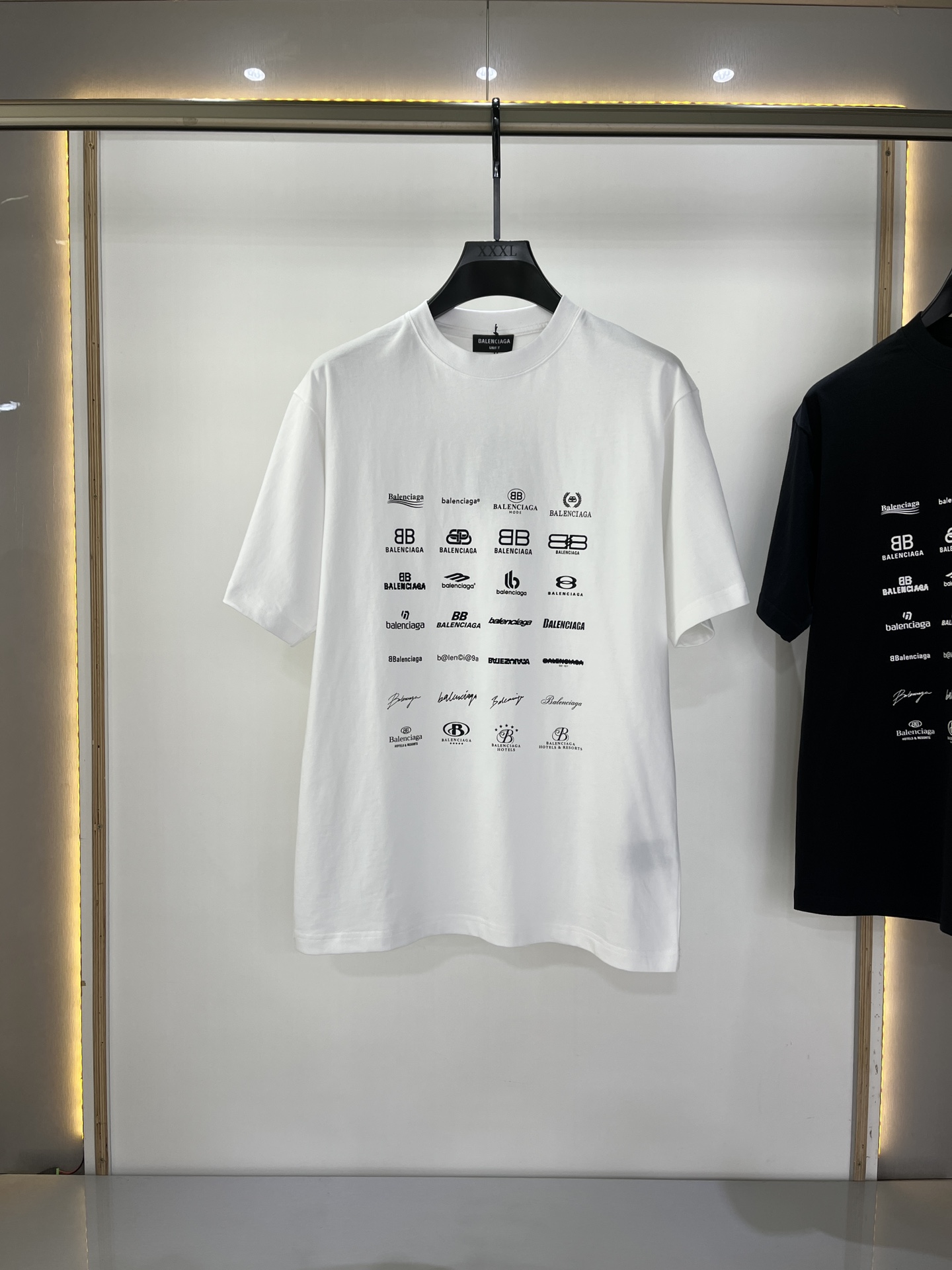 Balenciage 2023 Summer Round Collar Breathable Women and Men T-shirt