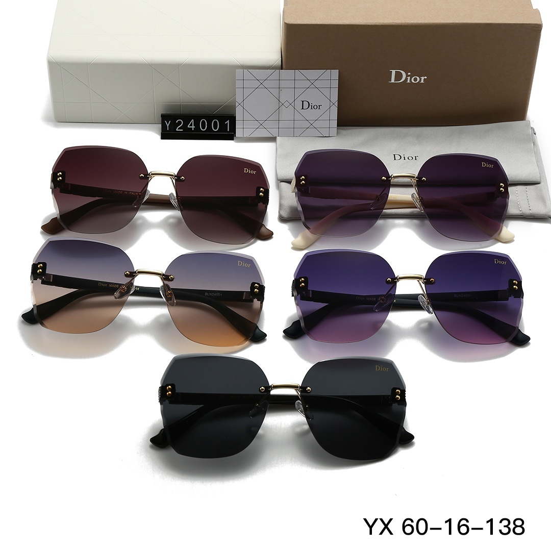 D design Fashion new nylon lens casual sunglasses 24001